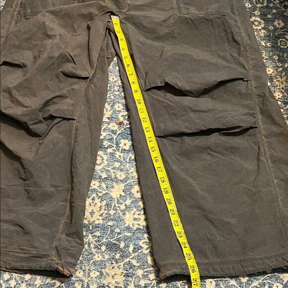 Urban Outfitters Sloan Nylon Balloon Distressed Pants In Slate Y2K Inspired Boho - Picture 11 of 16